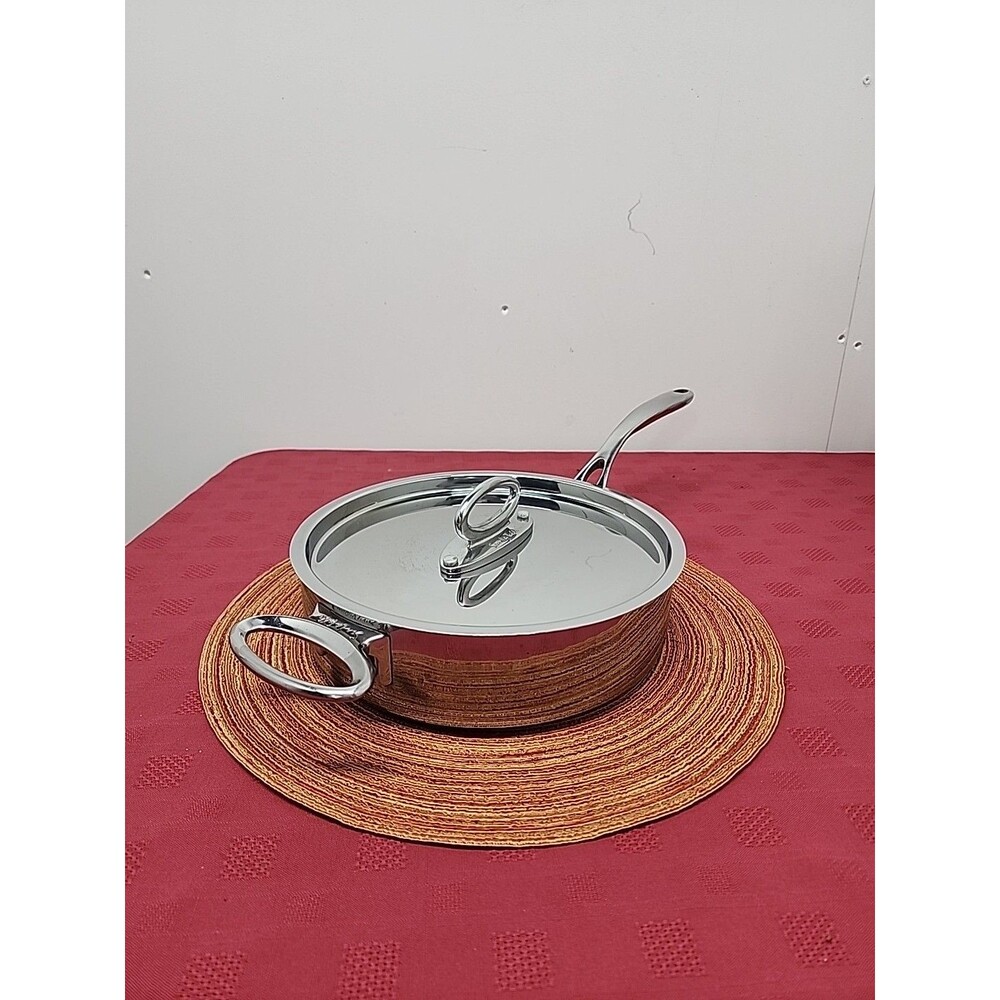 Sur La Table 3 Qt Stainless Steel Saute Pan W Lid 5 Ply Stainless Art And Soul